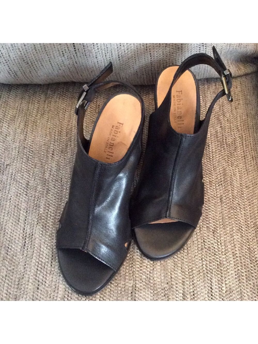 Fabianelli made in Italy Sling Back Heels Size 6